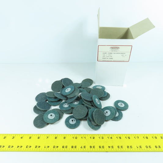 Preferred Abrasives 53445 Type S 2" Surface Conditioning Q-Lock Discs Lot Of 50