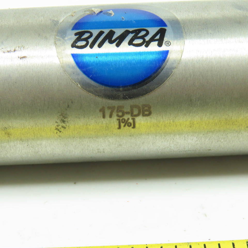Bimba 175-DB 1-1/2" Bore Double Acting Pneumatic Air Cylinder 5"Stroke 7/16" RD