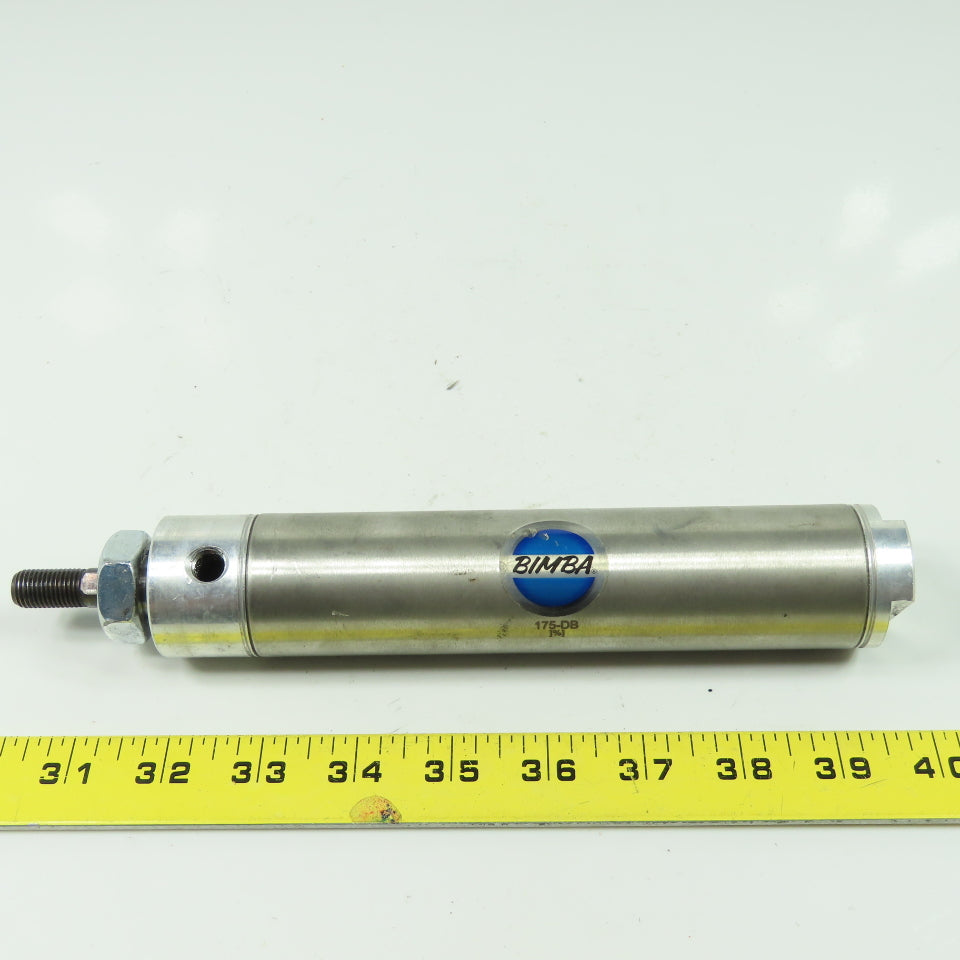 Bimba 175-DB 1-1/2" Bore Double Acting Pneumatic Air Cylinder 5"Stroke 7/16" RD