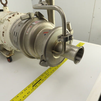 APV W+30/30 15HP Stainless Self-Priming Centrifugal Pump 230/460V 3PH 3530RPM