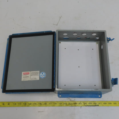 Hoffmann A-1210CH 14" x 12" x 5" NEMA 12,13 Electrical Enclosure W/ Back Plate