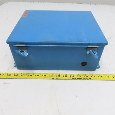 Hoffmann A-1210CH 14" x 12" x 5" NEMA 12,13 Electrical Enclosure W/ Back Plate