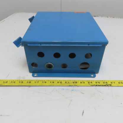Hoffmann A-1210CH 14" x 12" x 5" NEMA 12,13 Electrical Enclosure W/ Back Plate