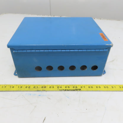 Hoffmann A-1210CH 14" x 12" x 5" NEMA 12,13 Electrical Enclosure W/ Back Plate