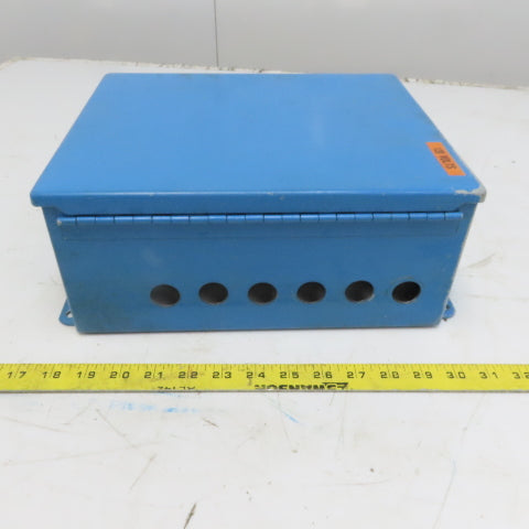 Hoffmann A-1210CH 14" x 12" x 5" NEMA 12,13 Electrical Enclosure W/ Back Plate
