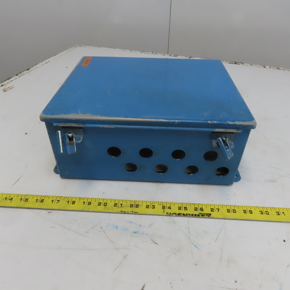 Hoffmann A-1210CH 14" x 12" x 5" NEMA 12,13 Electrical Enclosure W/ Back Plate