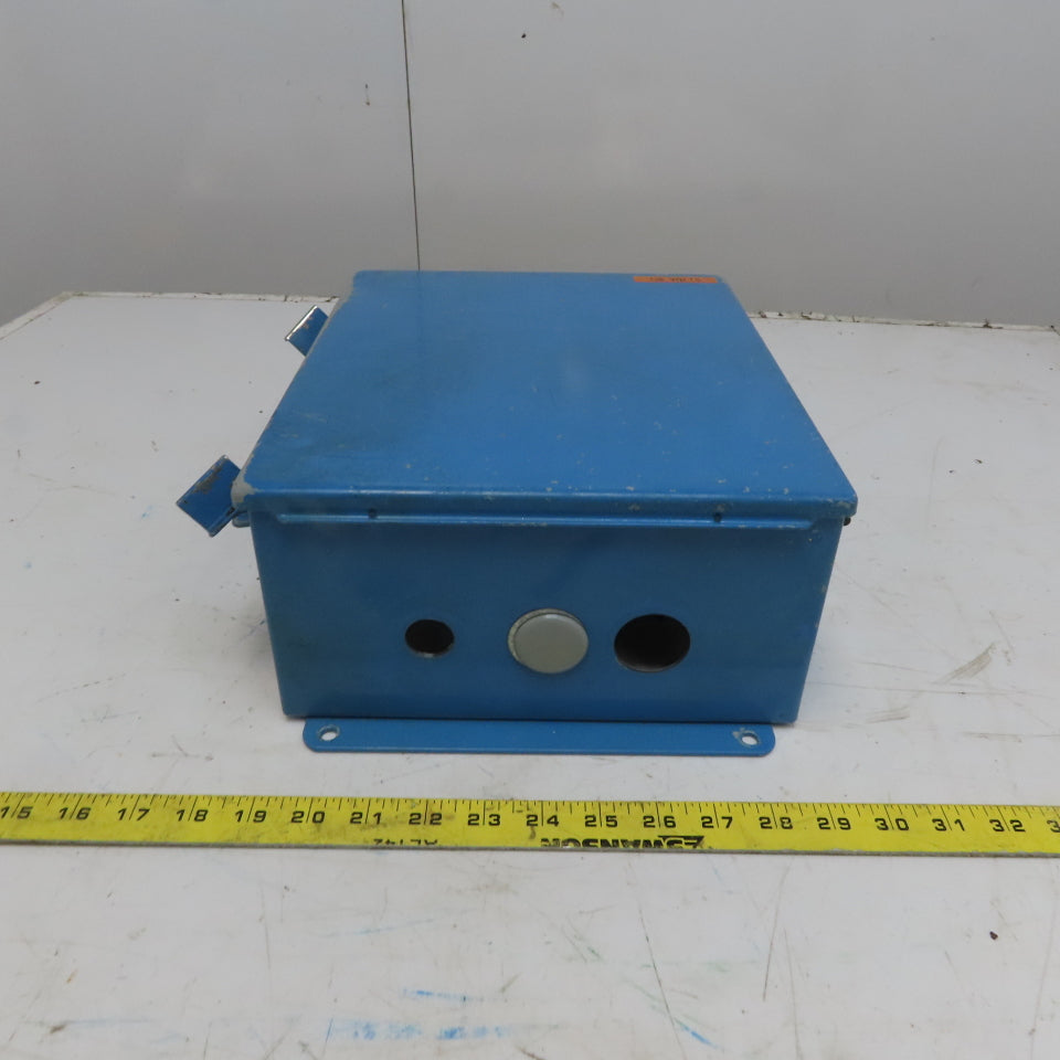 Hoffmann A-1210CH 14" x 12" x 5" NEMA 12,13 Electrical Enclosure W/ Back Plate
