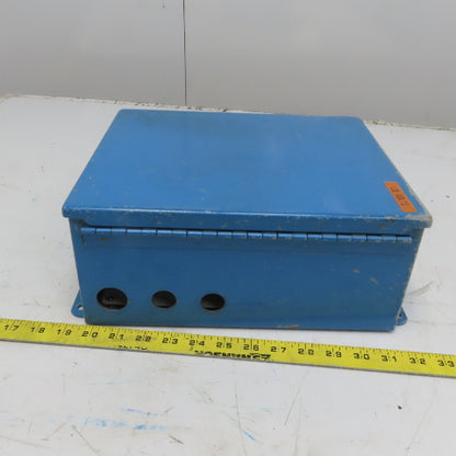 Hoffmann A-1210CH 14" x 12" x 5" NEMA 12,13 Electrical Enclosure W/ Back Plate