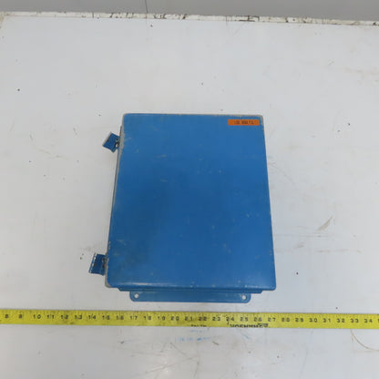 Hoffmann A-1210CH 14" x 12" x 5" NEMA 12,13 Electrical Enclosure W/ Back Plate