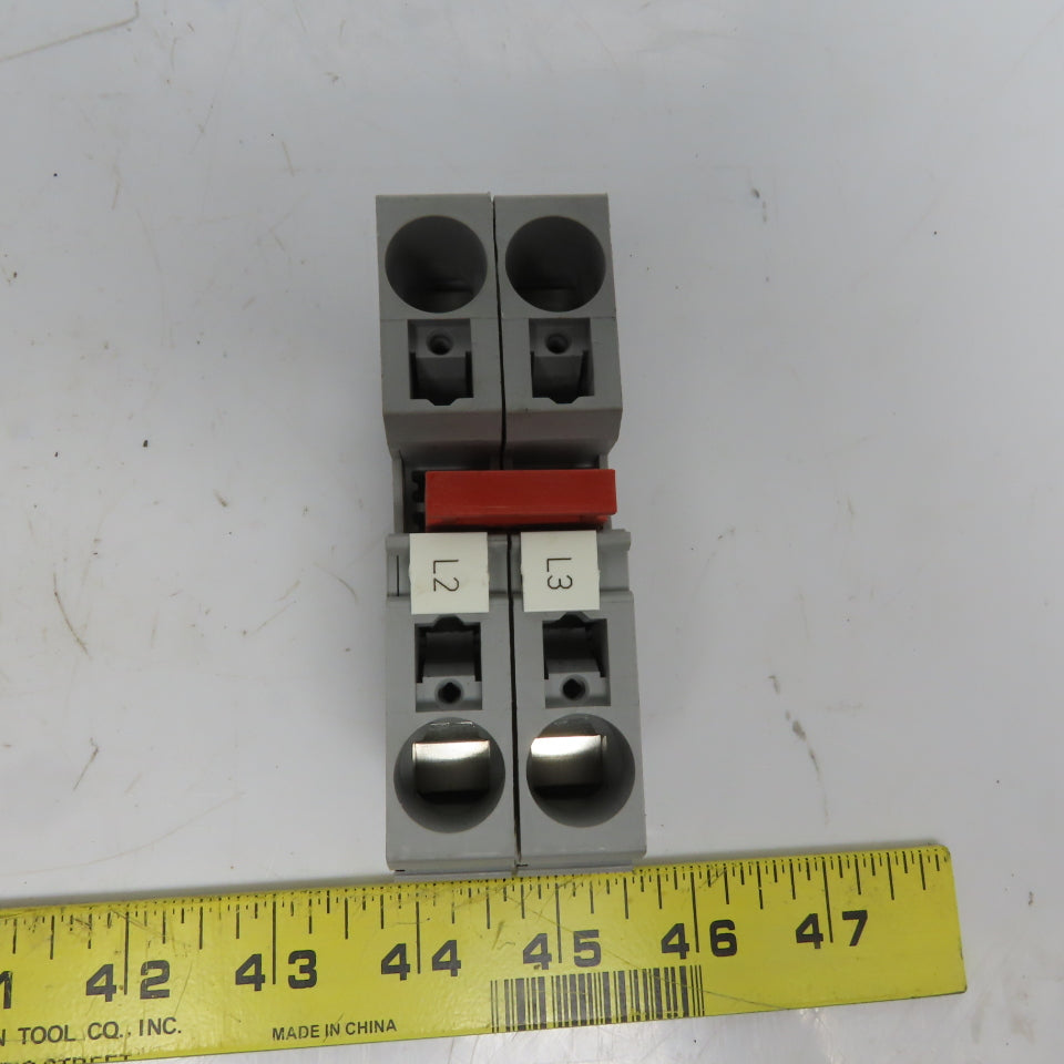Phoenix Contact 3036178 ST-35 Din Ril Feed-Through Terminal Block Gray Lot of 6