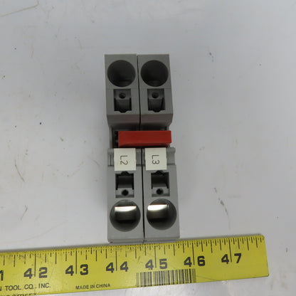 Phoenix Contact 3036178 ST-35 Din Ril Feed-Through Terminal Block Gray Lot of 6