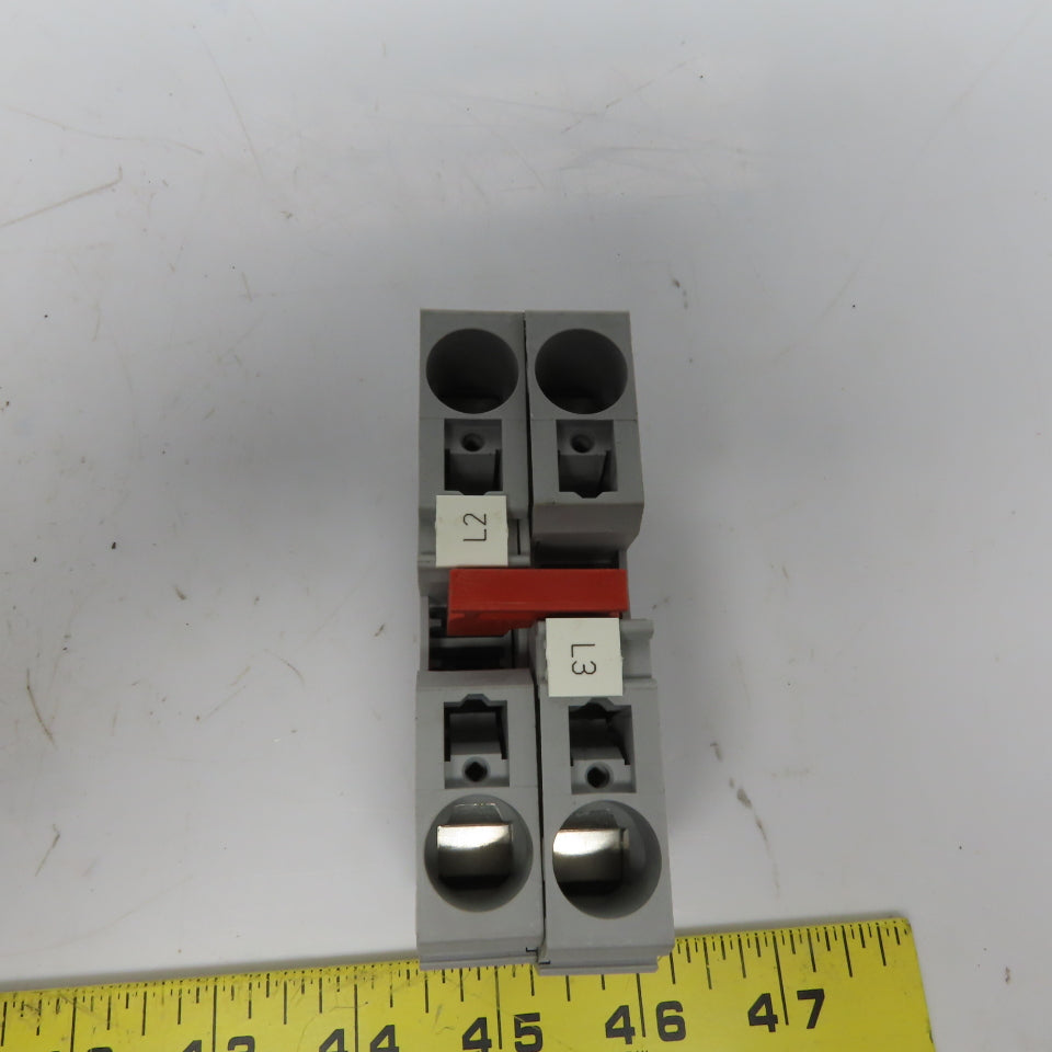 Phoenix Contact 3036178 ST-35 Din Ril Feed-Through Terminal Block Gray Lot of 6