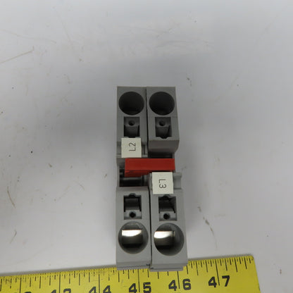 Phoenix Contact 3036178 ST-35 Din Ril Feed-Through Terminal Block Gray Lot of 6