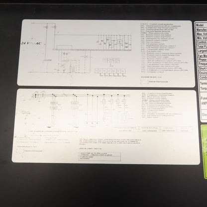 Sullair RD-400-460-3-60-A Refrigerated Compressed Air Dryer Control Panel