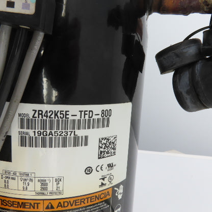 Copeland ZR42K5E-TFD-800 Reciprocating Scroll Compressor 460V 3PH