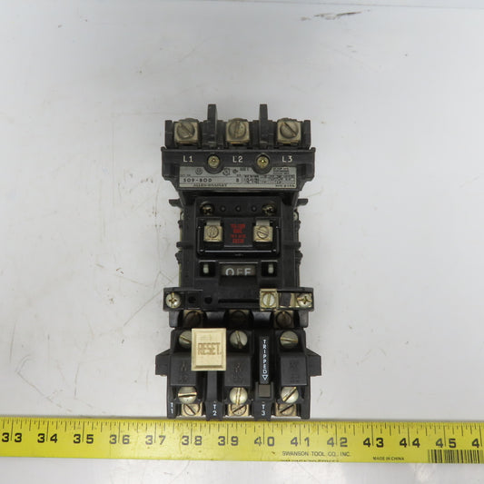 Allen Bradley 509-BOD Ser. B Size 1 Motor Starter W/Thermal Overload 120V Coil