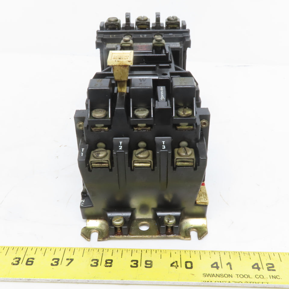 Allen Bradley 509-BOD Ser. B Size 1 Motor Starter W/Thermal Overload 120V Coil