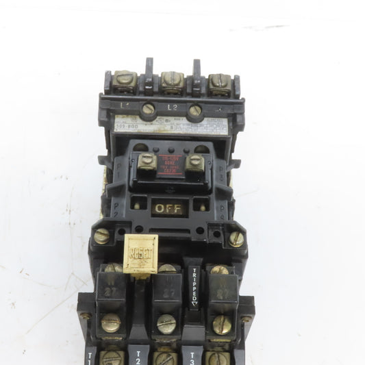 Allen Bradley 509-BOD Ser. B Size 1 Motor Starter W/Thermal Overload 120V Coil