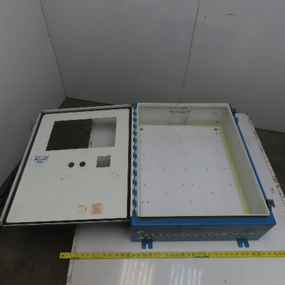 Hoffmann 30"x24"x8" Wall Mount Electrical Enclosure W/Backplate & Hinged Door