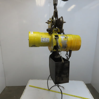 Budgit BEH2516 1/4 Ton 500Lb. 230/460V 3Ph Electric Chain Hoist 10' Lift 16FPM