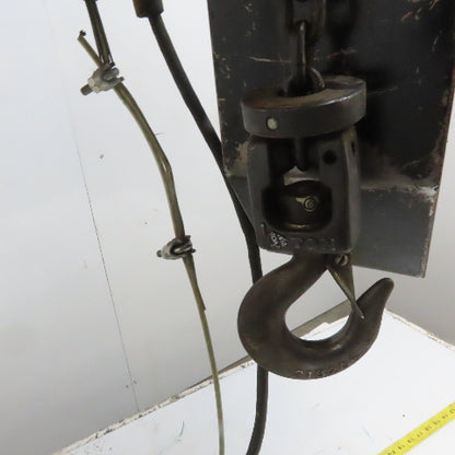 Budgit BEH2516 1/4 Ton 500Lb. 230/460V 3Ph Electric Chain Hoist 10' Lift 16FPM
