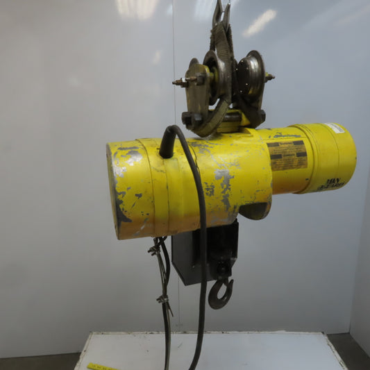 Budgit BEH2516 1/4 Ton 500Lb. 230/460V 3Ph Electric Chain Hoist 10' Lift 16FPM