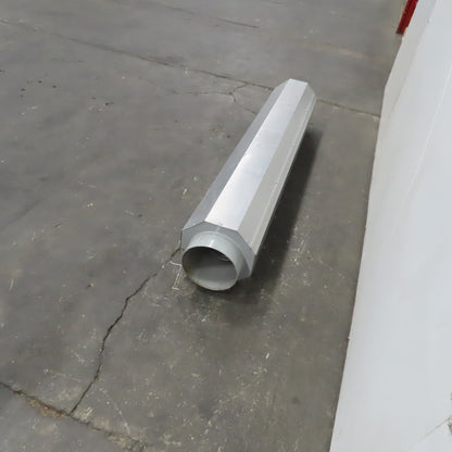 8" Aluninum Air Duct Exhaust Silencer Reducer 59" Long