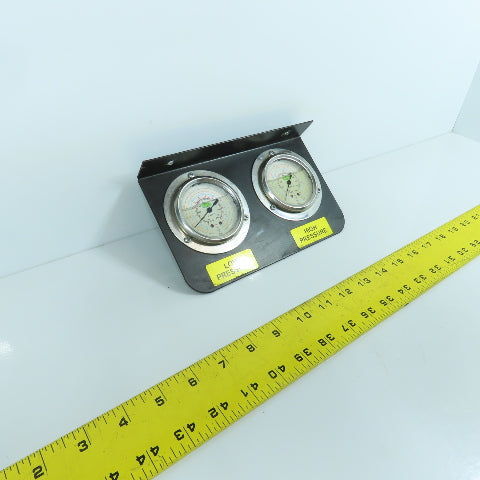 Sullair High & Low Pressure Gauges From RD-400 Air Dryer