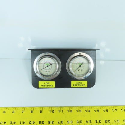 Sullair High & Low Pressure Gauges From RD-400 Air Dryer