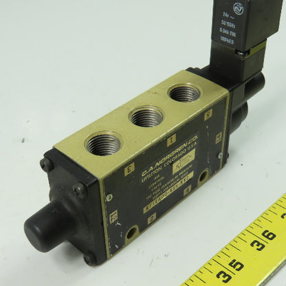 Norgren K71EA00-KS6-KV2 150 PSIG Locking Penumatic Solenoid Valve 24V 5Port