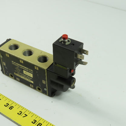 Norgren K71EA00-KS6-KV2 150 PSIG Locking Penumatic Solenoid Valve 24V 5Port