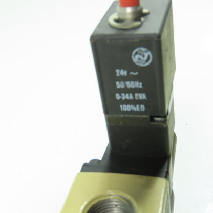 Norgren K71EA00-KS6-KV2 150 PSIG Locking Penumatic Solenoid Valve 24V 5Port