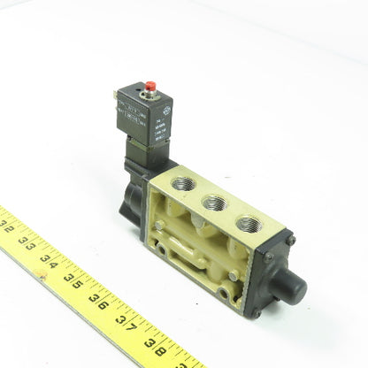 Norgren K71EA00-KS6-KV2 150 PSIG Locking Penumatic Solenoid Valve 24V 5Port