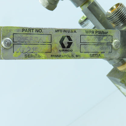 Graco 215626 215623 Plural Component Mixer Manifold 1/2" NPT L21C Series