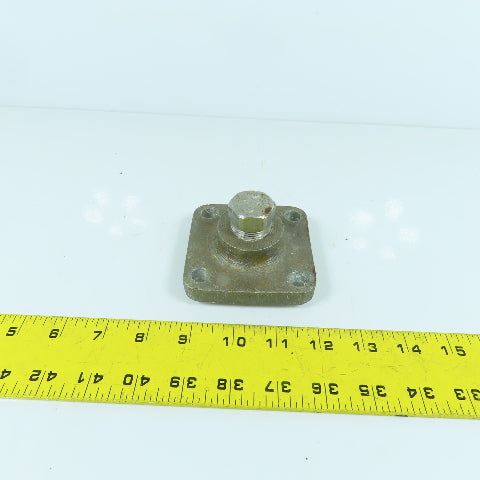 1" NPT To 2-1/2" Flanged Stainless Steel Adapter