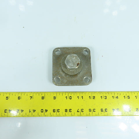 1" NPT To 2-1/2" Flanged Stainless Steel Adapter