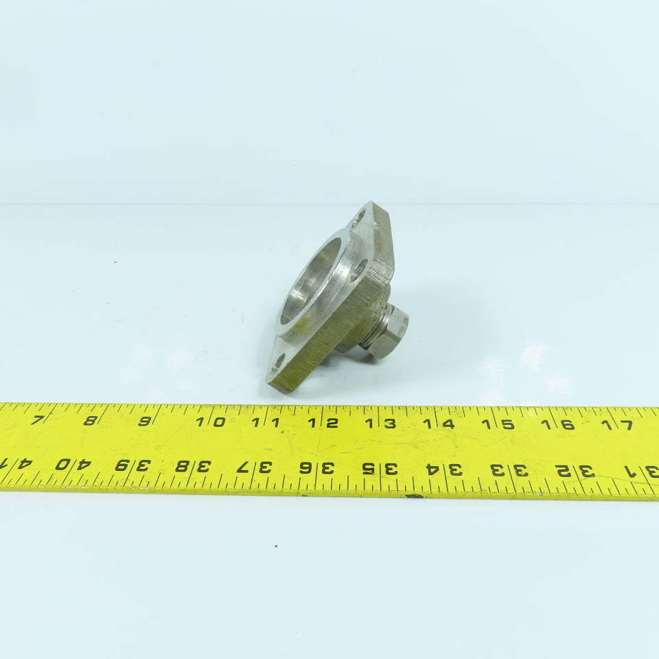 1" NPT To 2-1/2" Flanged Stainless Steel Adapter