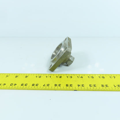 1" NPT To 2-1/2" Flanged Stainless Steel Adapter