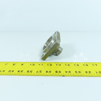1" NPT To 2-1/2" Flanged Stainless Steel Adapter