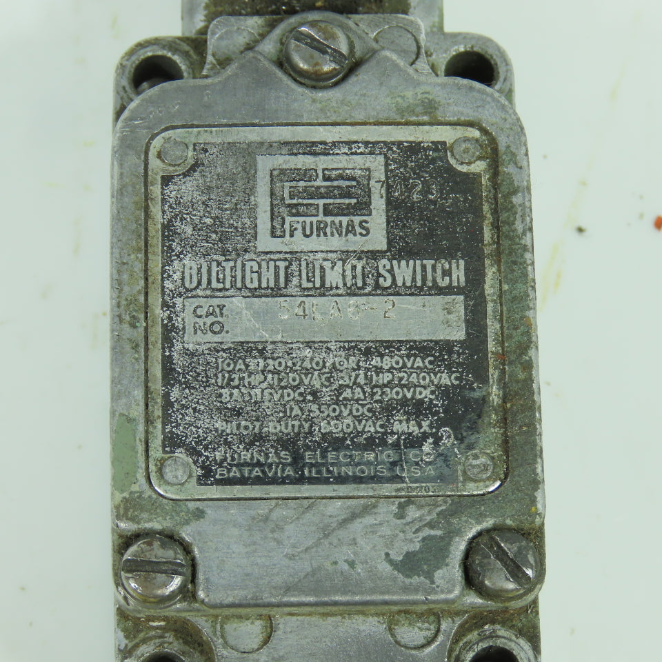 Furnas 54LA6-2 Oiltight Limit Switch 125-480VAC