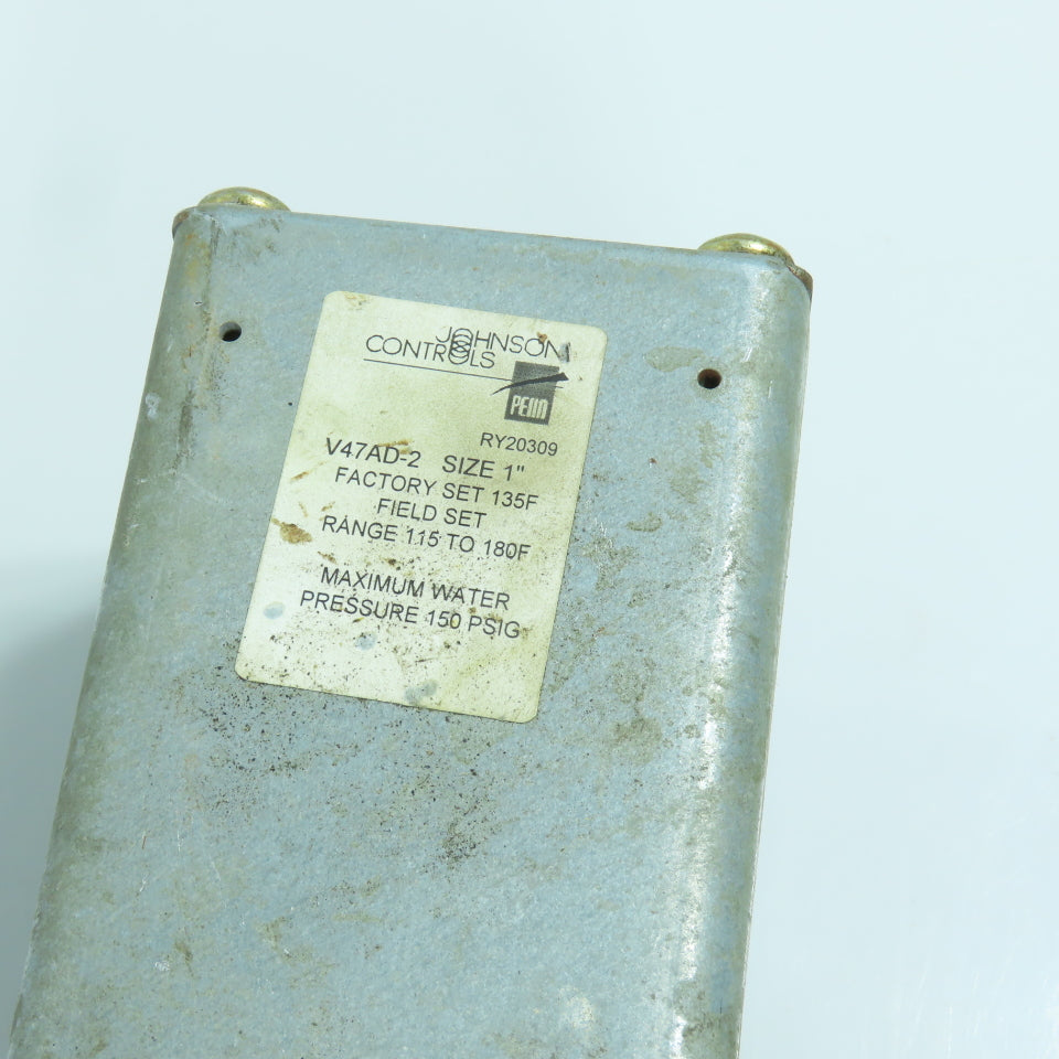 Johnson Controls V47AD-2 Water Regulating Valve 1" 180°F 150PSIG W/ SET29A-629