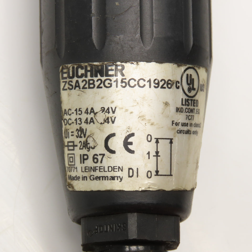 Euchner ZSA2B2G15CC1926 3 Stage Function Enabling Switch 35'