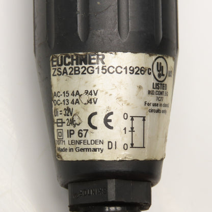Euchner ZSA2B2G15CC1926 3 Stage Function Enabling Switch 35'