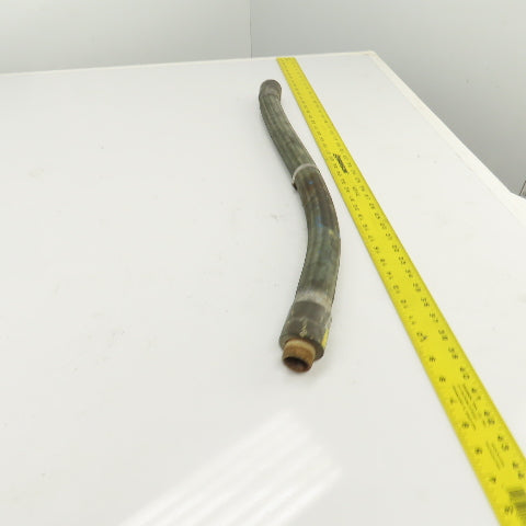 1" NPT Male x Male Stainless Steel Braided Flexible Hose 29" OAL
