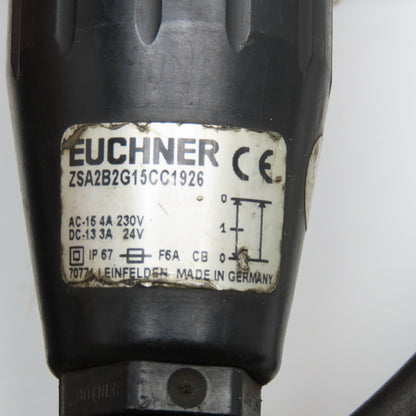 Euchner ZSA2B2G15CC1926 3 Stage Function Enabling Switch 35'