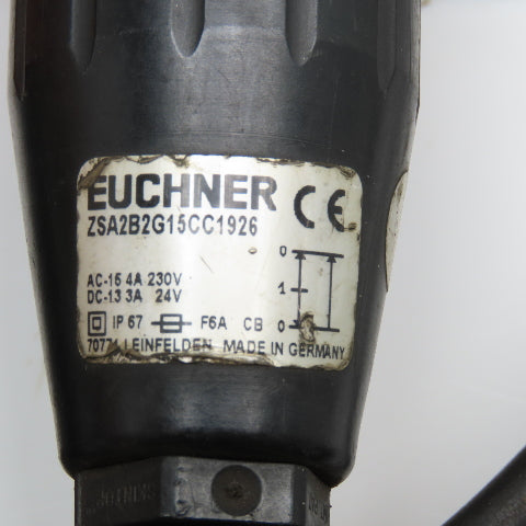 Euchner ZSA2B2G15CC1926 3 Stage Function Enabling Switch 35'