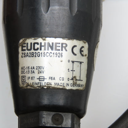 Euchner ZSA2B2G15CC1926 3 Stage Function Enabling Switch 35'