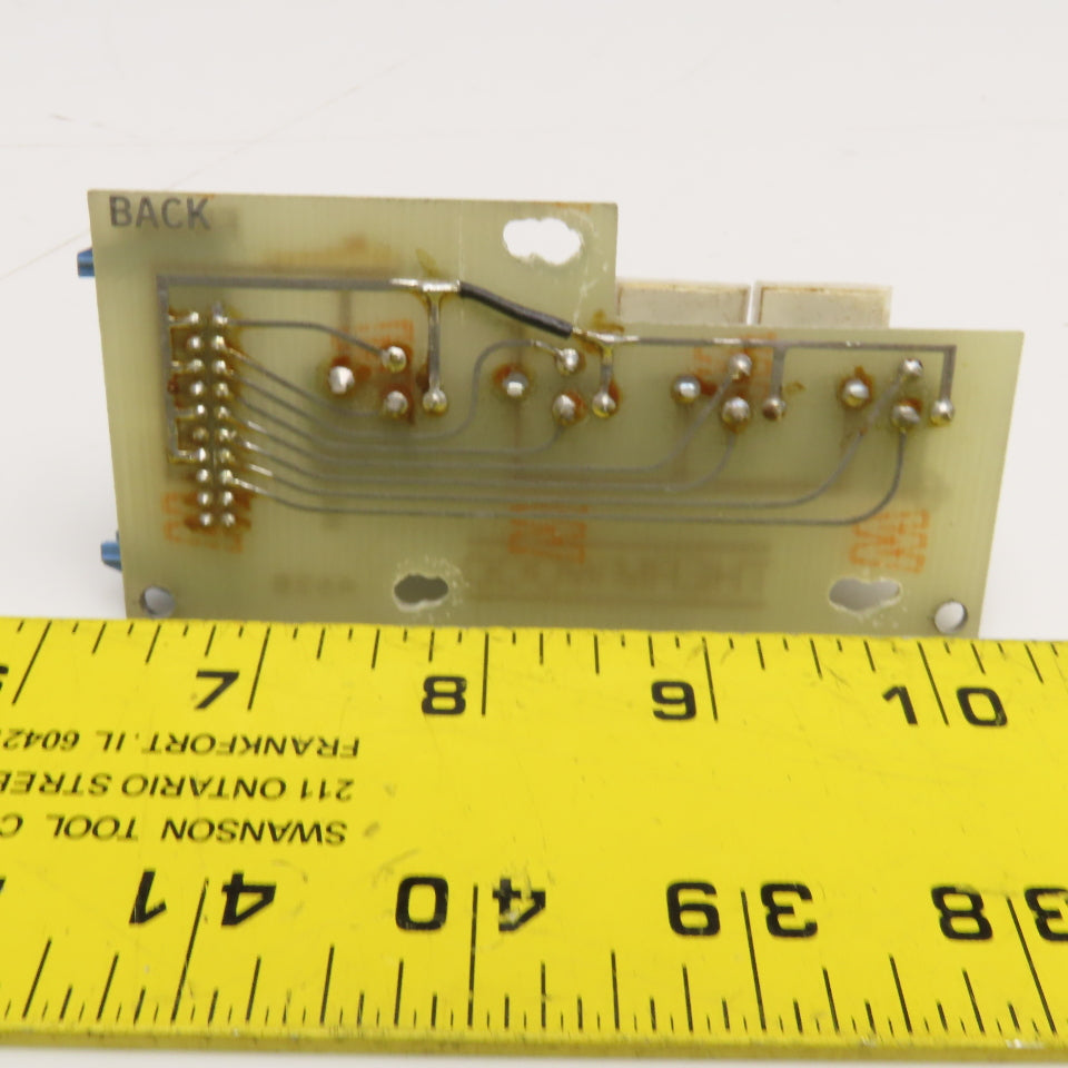 Thermwood 462B Finish Error Read Write Operator Control Circuit Board