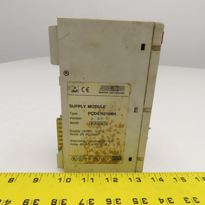 SAIA PCD4.N210M4 Power Supply 24VDC Watchdog Relay 48V AC/DC