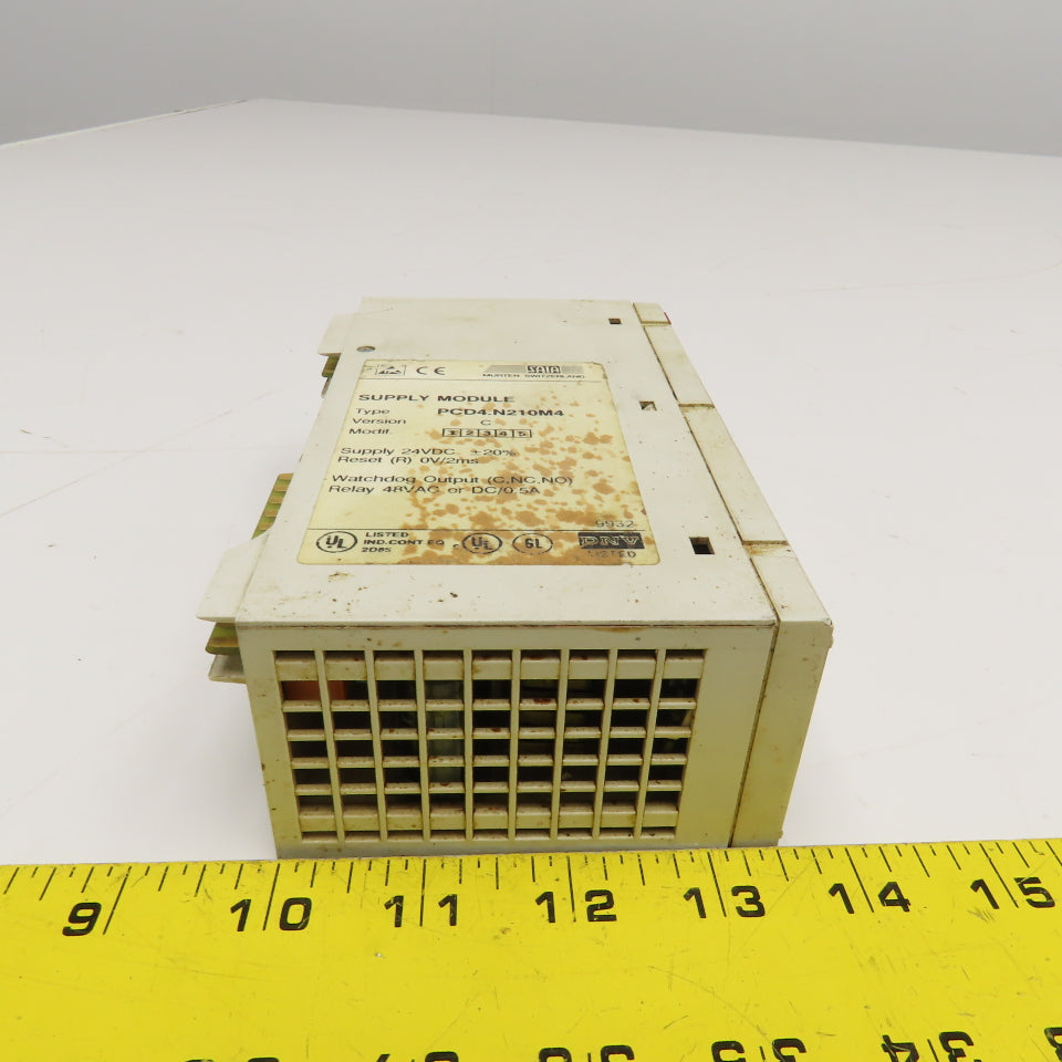SAIA PCD4.N210M4 Power Supply 24VDC Watchdog Relay 48V AC/DC